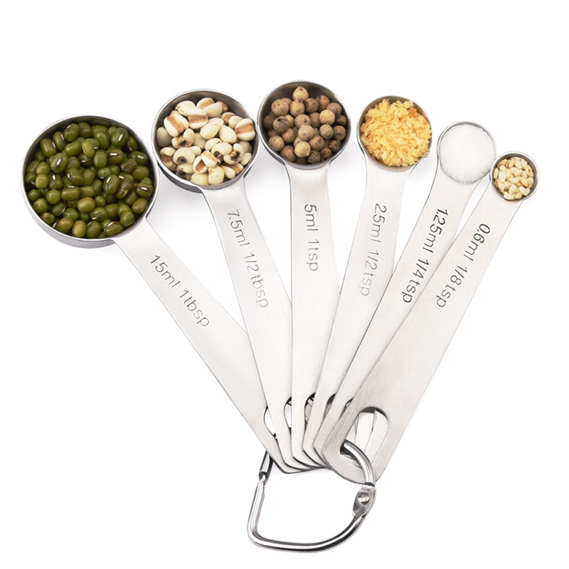 Metal Measuring Spoons Kitchen Set
