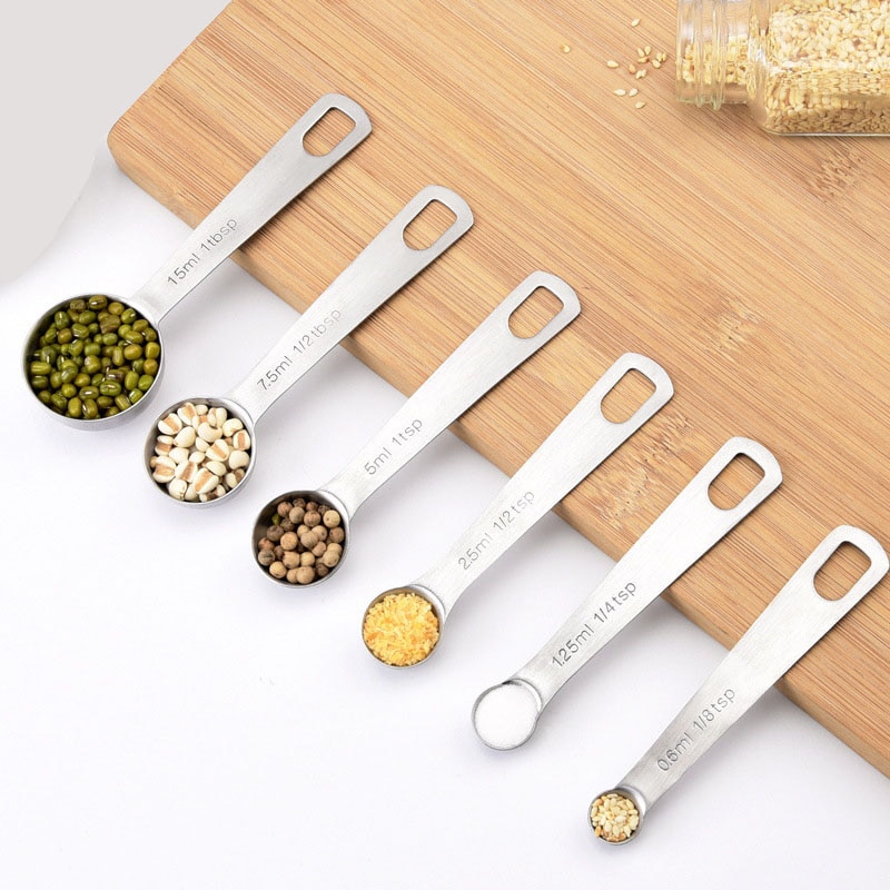 Metal Measuring Spoons Kitchen Set
