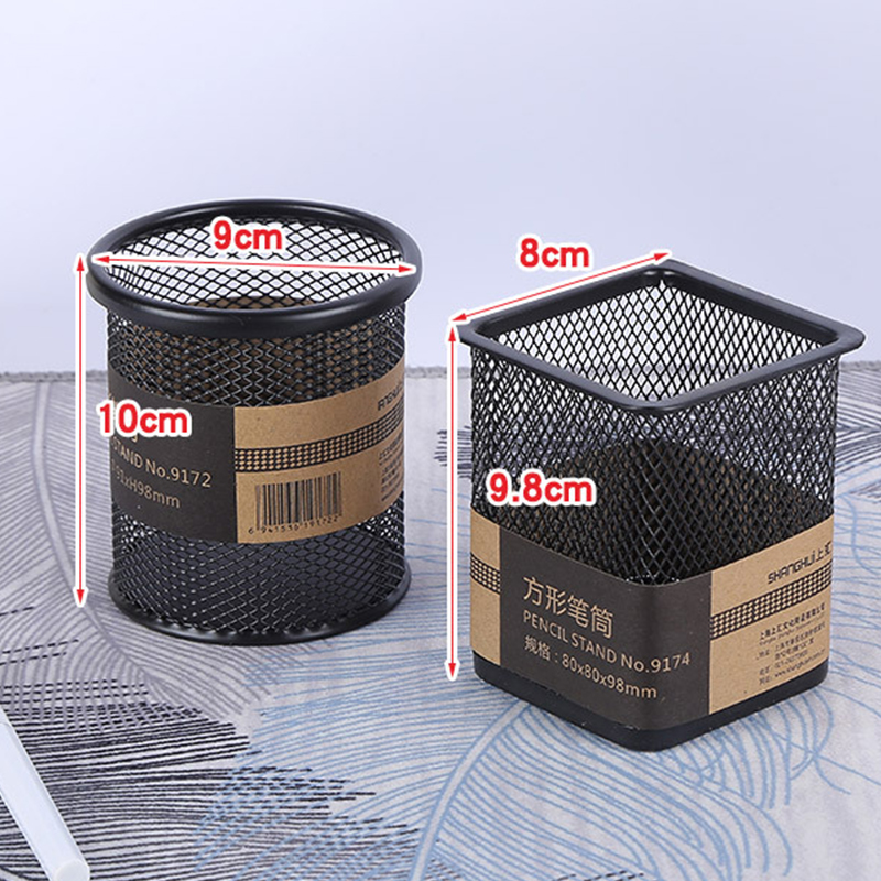 Metal Mesh Pencil Holder