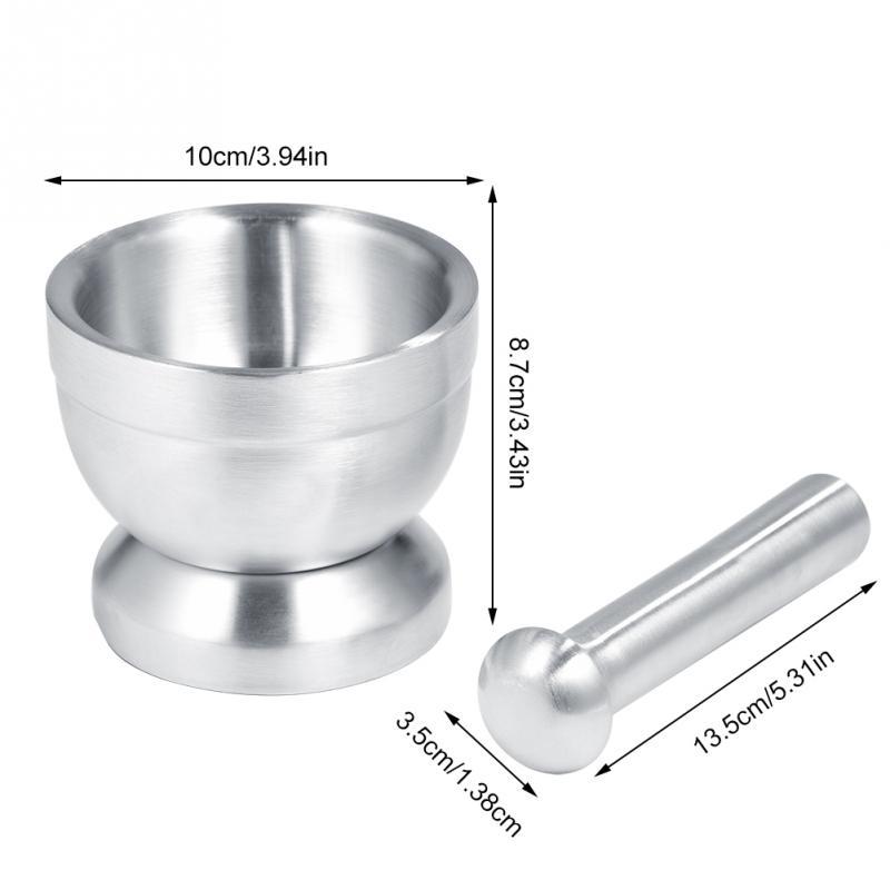 Metal Mortar and Pestle Grinder Tool