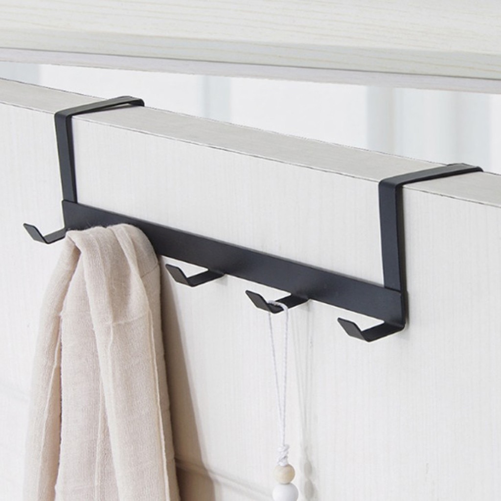 Metal Over the Door Towel Hooks Rack