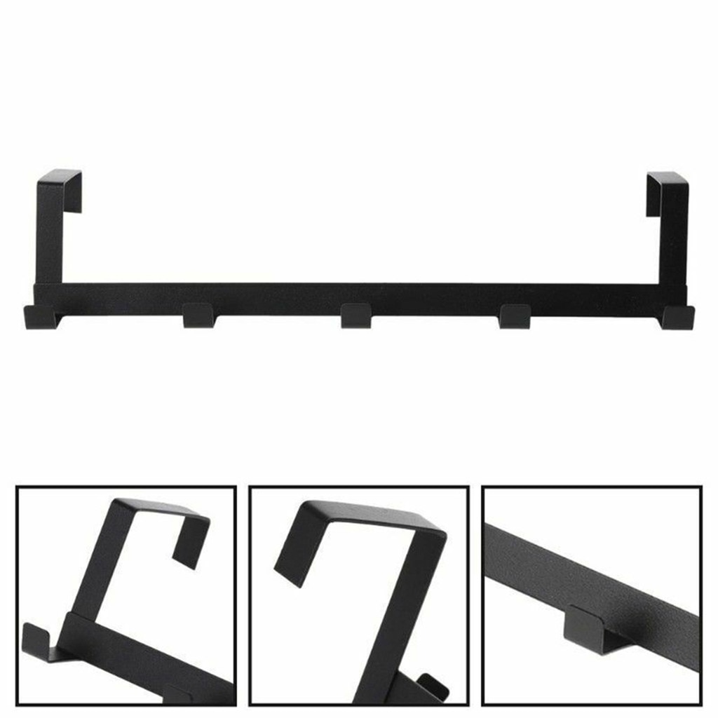 Metal Over the Door Towel Hooks Rack Metal Over the Door Towel Hooks Rack