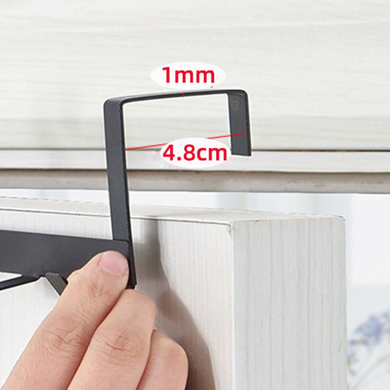 Metal Over the Door Towel Hooks Rack Metal Over the Door Towel Hooks Rack