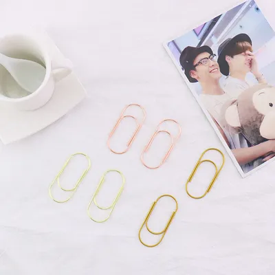 Metal Paper Clip Stationery Set (25 pcs)