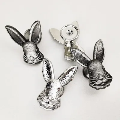 Metal Rabbit Drawer Knob