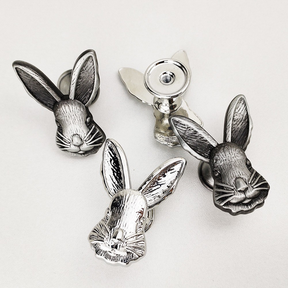 Metal Rabbit Drawer Knob