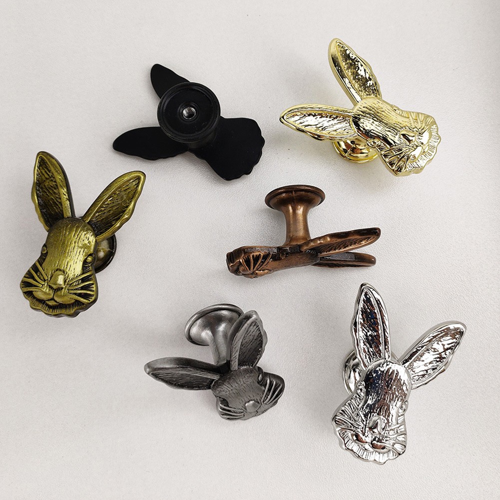 Metal Rabbit Drawer Knob