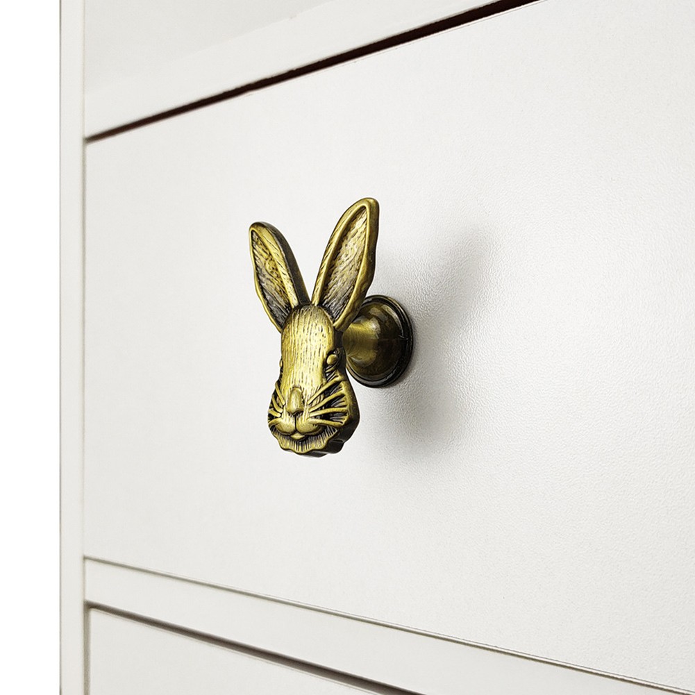 Metal Rabbit Drawer Knob