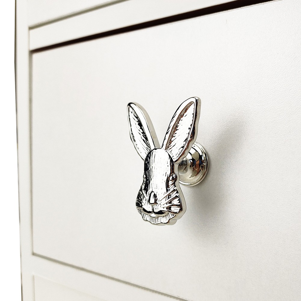 Metal Rabbit Drawer Knob