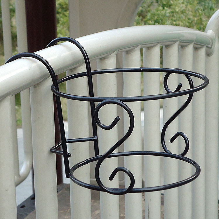 Metal Railing Plant Hanger Metal Railing Plant Hanger