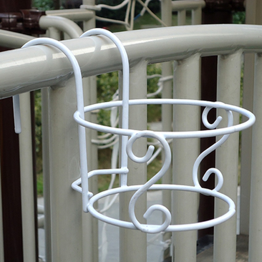 Metal Railing Plant Hanger Metal Railing Plant Hanger