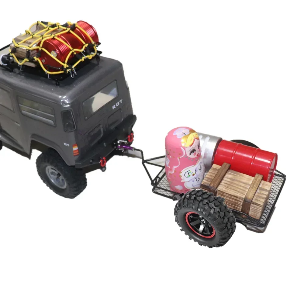 Metal RC Trailer Hopper Frame Simulation For 1/10 Rock Crawler Truck Trail Traxxas TRX-4 TRX4 Axial SCX10 RC4WD D90 CC01 Metal RC Trailer Hopper Frame Simulation For 1/10 Rock Crawler Truck Trail Traxxas TRX-4 TRX4 Axial SCX10 RC4WD D90 CC01