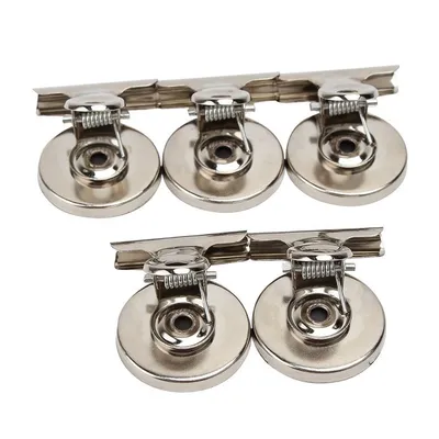 Metal Refrigerator Magnet Clips (5 pcs)