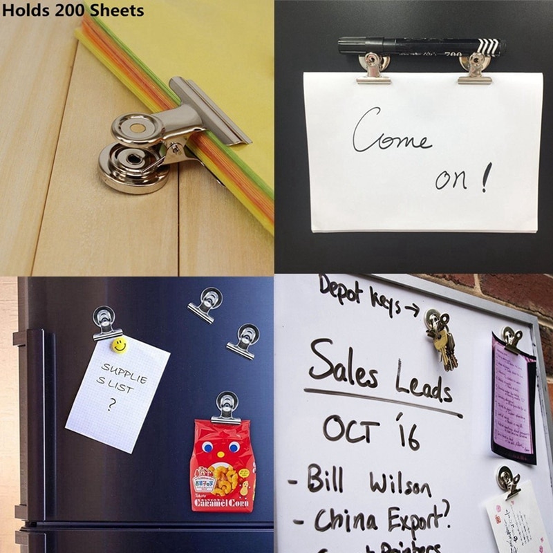 Metal Refrigerator Magnet Clips (5 pcs)