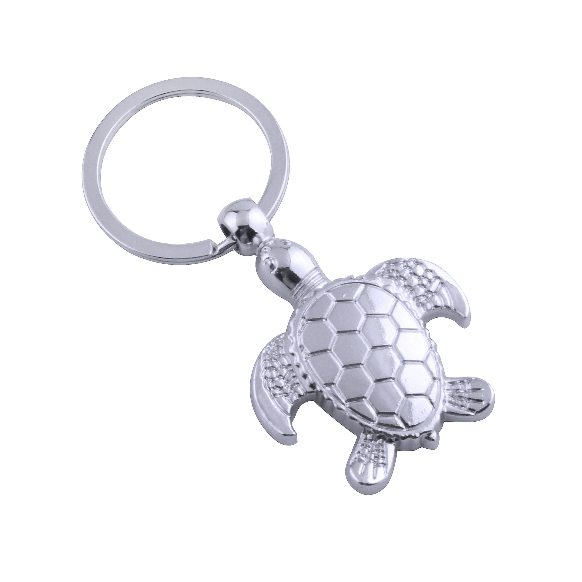Metal Sea Turtle Keychain