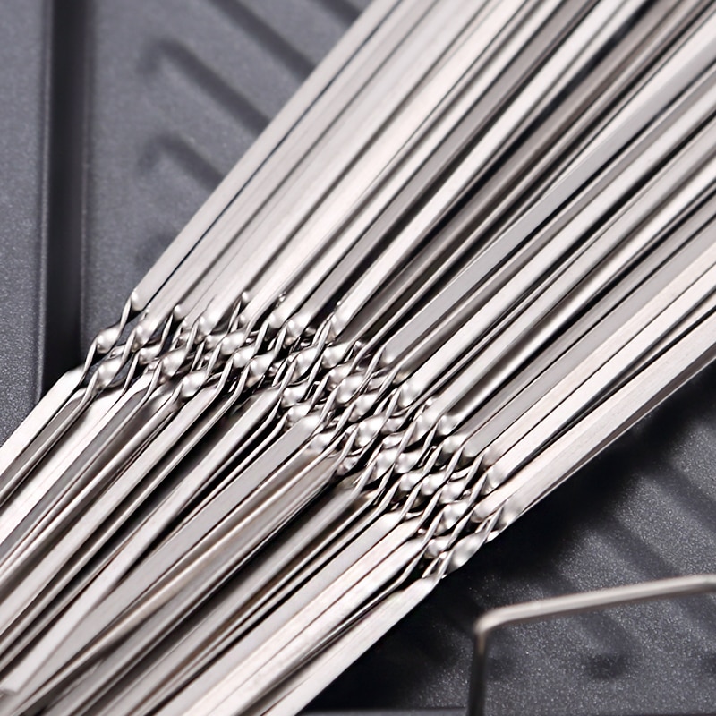 Metal Skewers 15PC Reusable Sticks