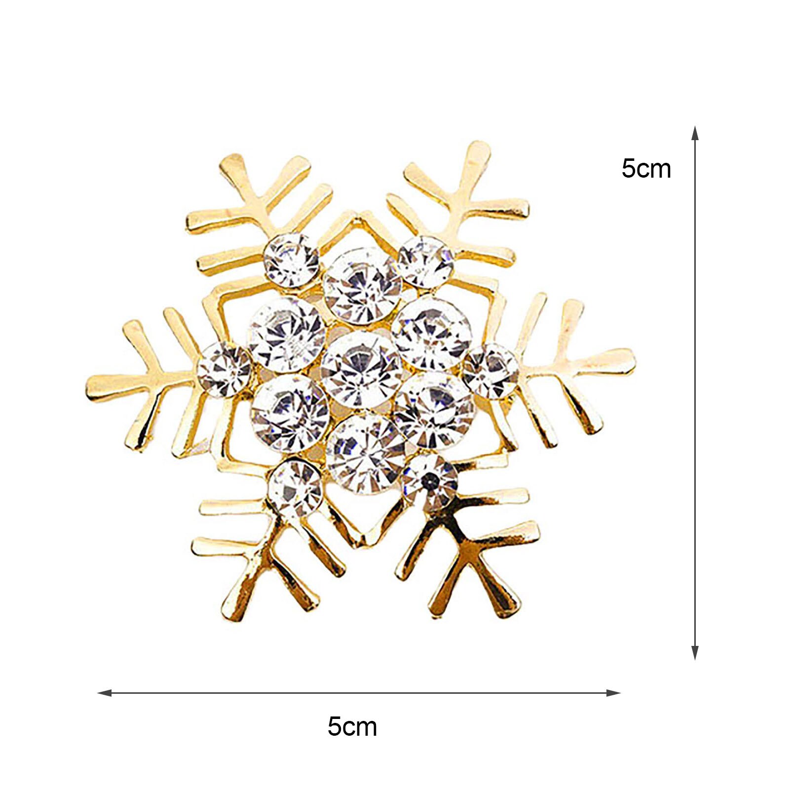 Metal Snowflake Napkin Ring Set (6pcs)