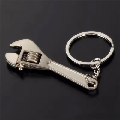 Metal Spanner Wrench Keychain