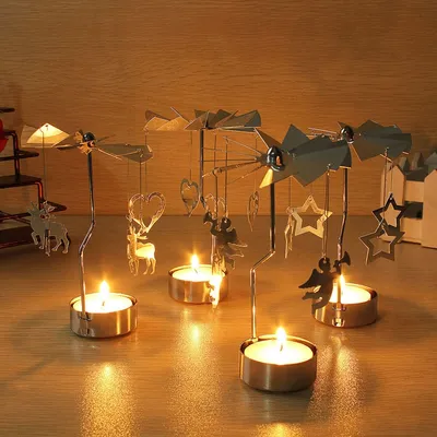 Metal Spinning Tea Light Holder