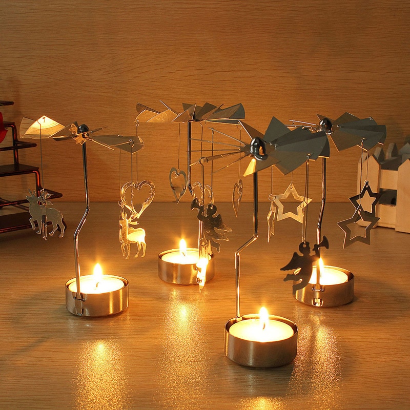 Metal Spinning Tea Light Holder