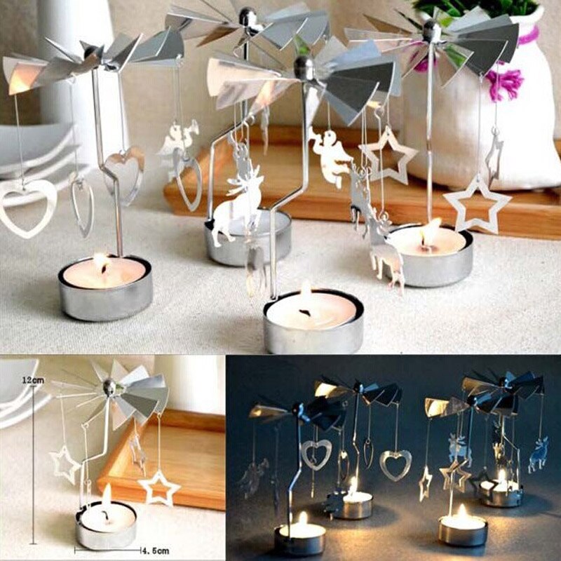 Metal Spinning Tea Light Holder