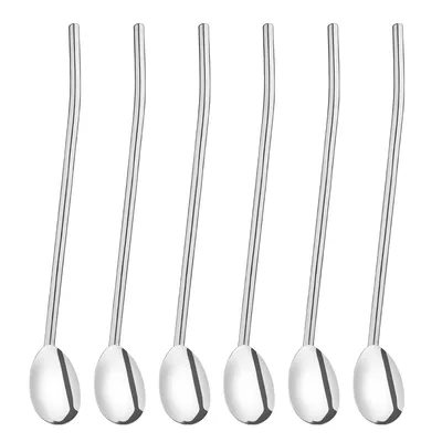 Metal Spoon Straws Set (6pcs) Metal Spoon Straws Set (6pcs)