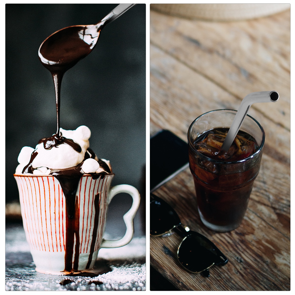 Metal Spoon Straws Set (6pcs) Metal Spoon Straws Set (6pcs)