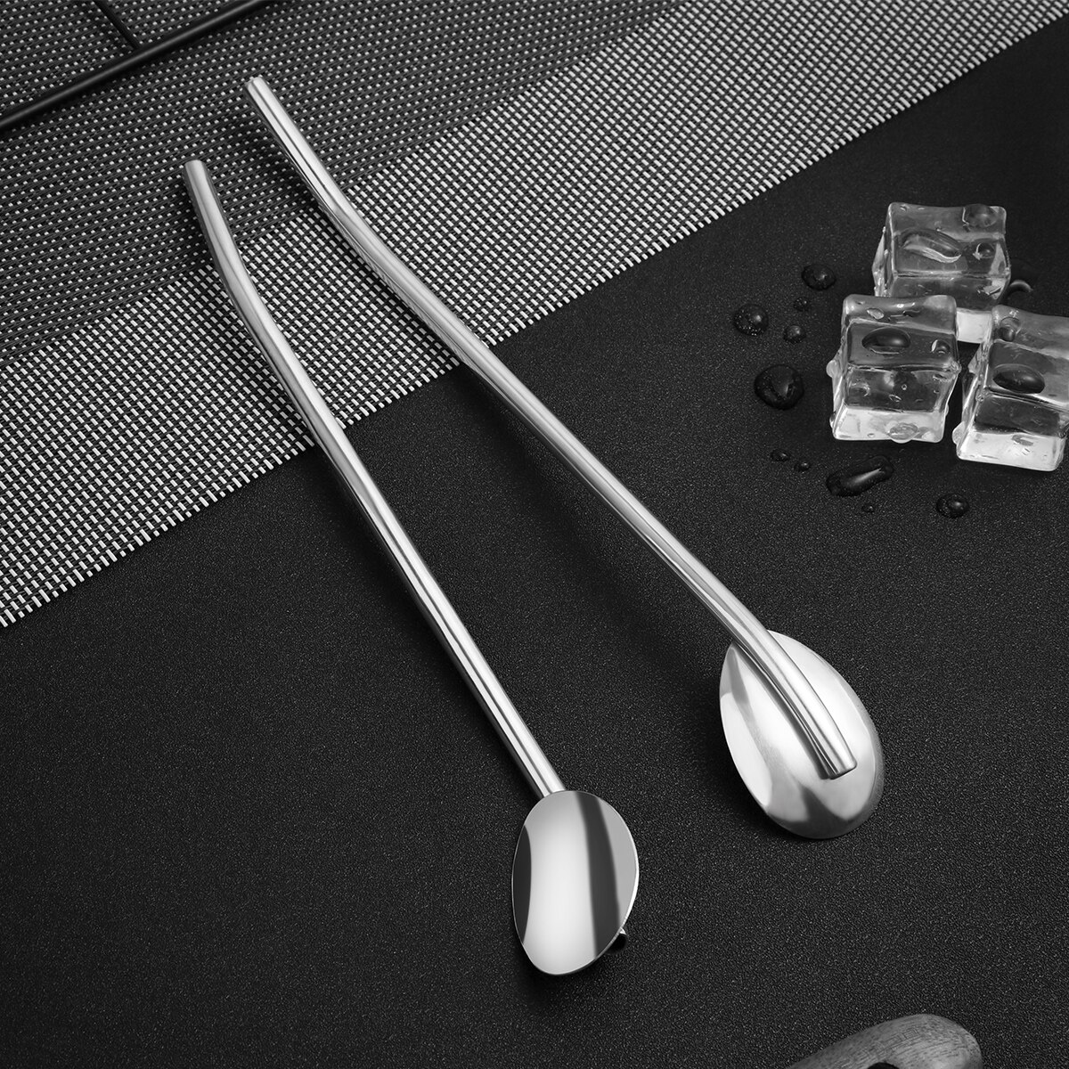 Metal Spoon Straws Set (6pcs) Metal Spoon Straws Set (6pcs)