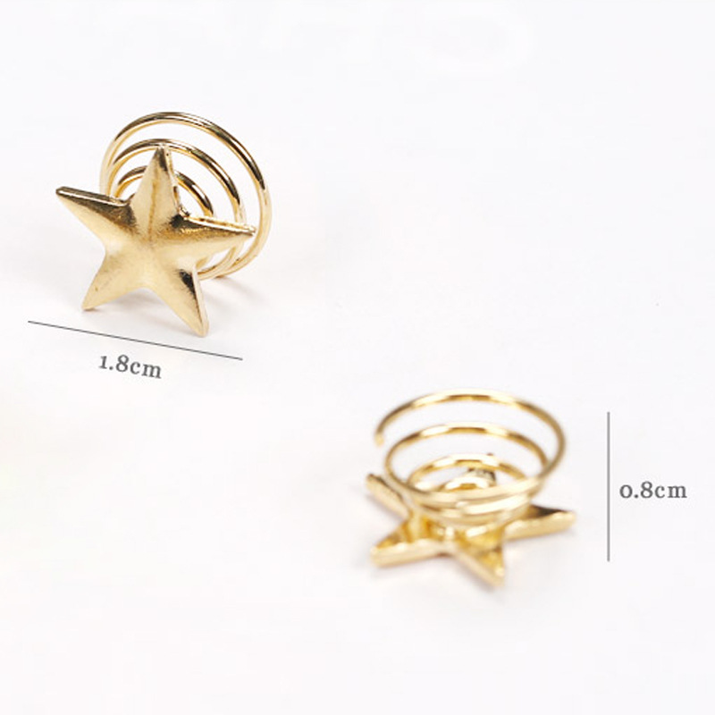 Metal Spring Star Hairpins (20pcs) Metal Spring Star Hairpins (20pcs)