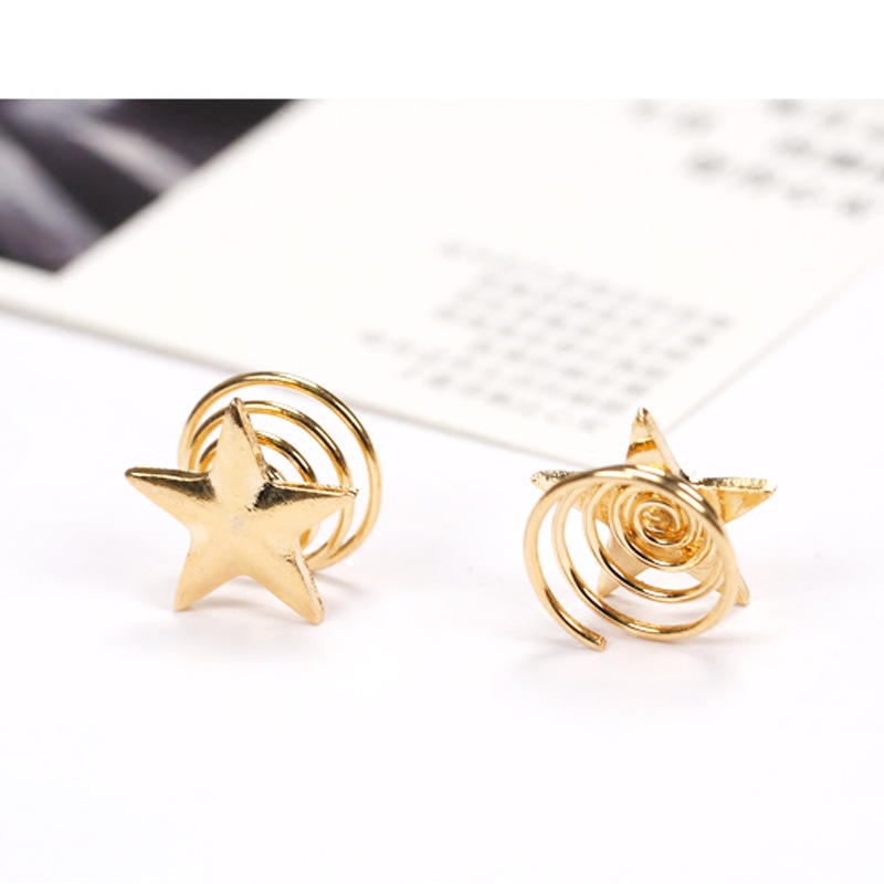 Metal Spring Star Hairpins (20pcs) Metal Spring Star Hairpins (20pcs)