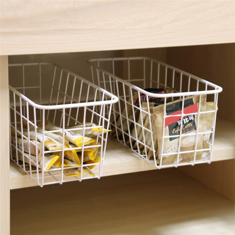 Metal Storage Basket Hanging Organizer Metal Storage Basket Hanging Organizer