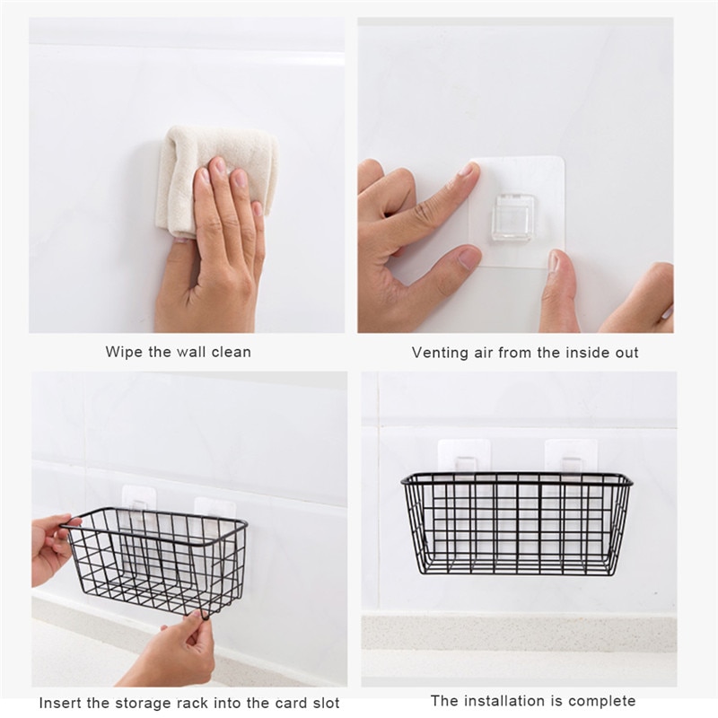 Metal Storage Basket Hanging Organizer Metal Storage Basket Hanging Organizer