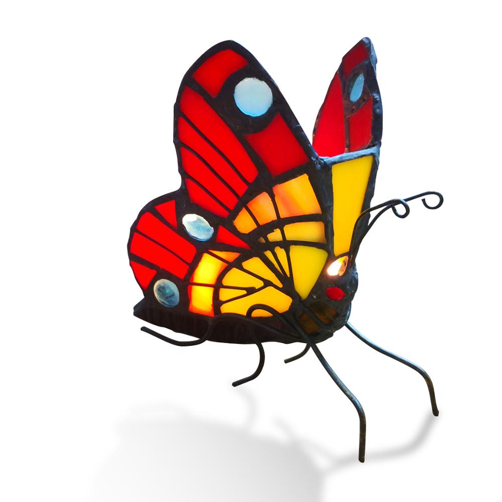 Metal Tealight Butterfly Candle Holder