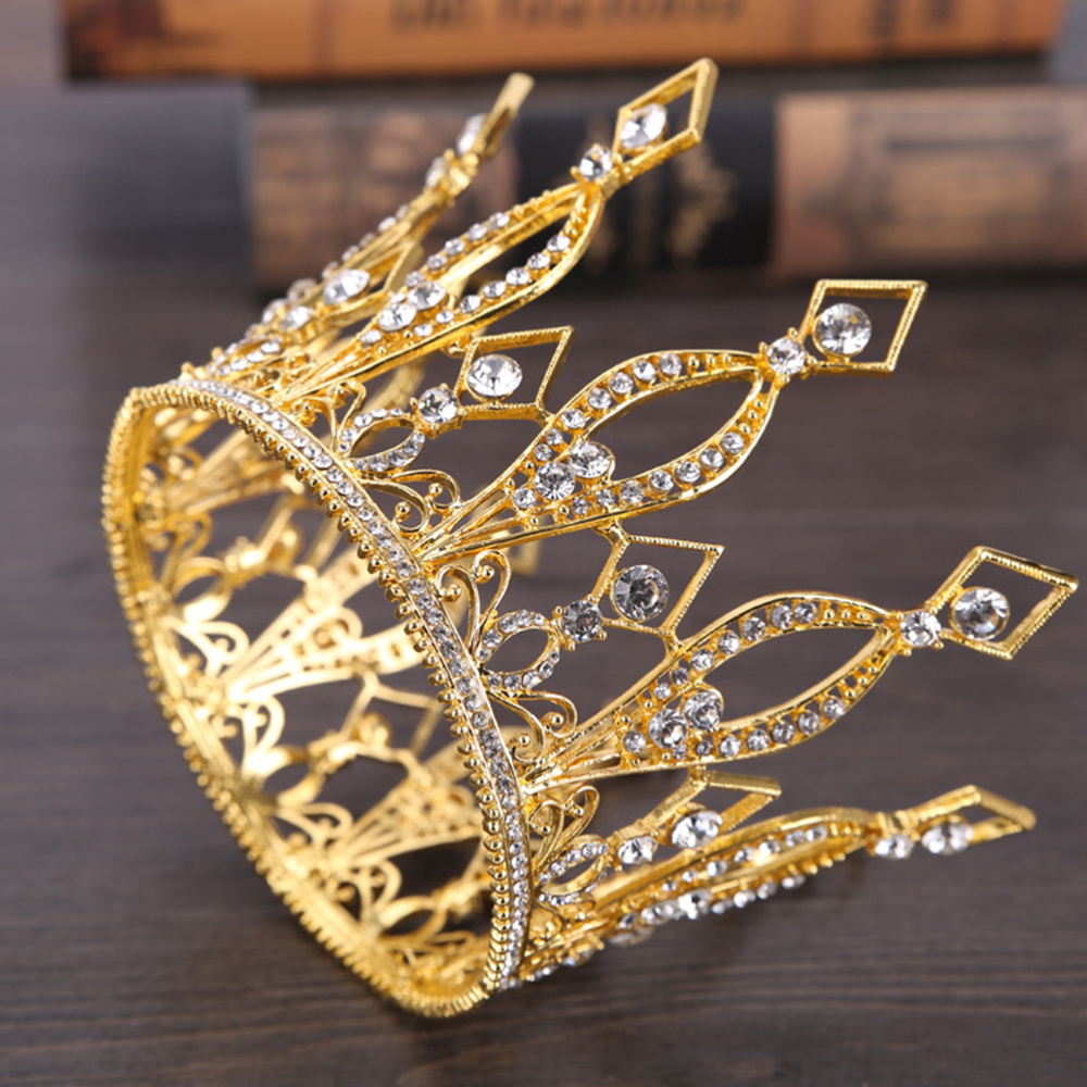 Metal Tiara Cake Topper with Rhinestone