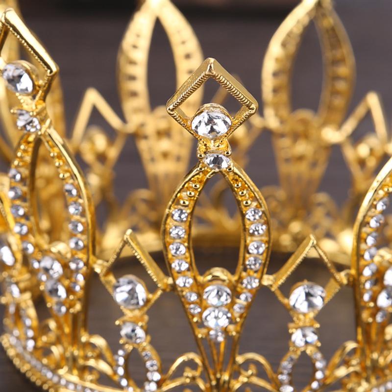 Metal Tiara Cake Topper with Rhinestone