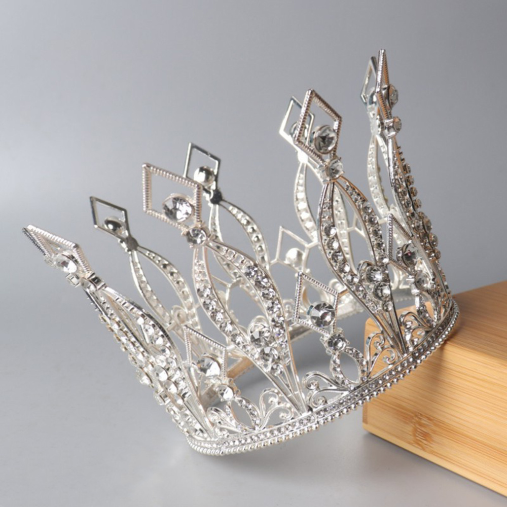 Metal Tiara Cake Topper with Rhinestone