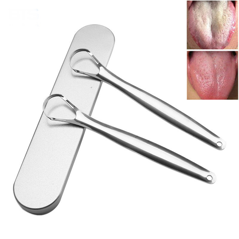Metal Tongue Scraper Stainless Steel Metal Tongue Scraper Stainless Steel