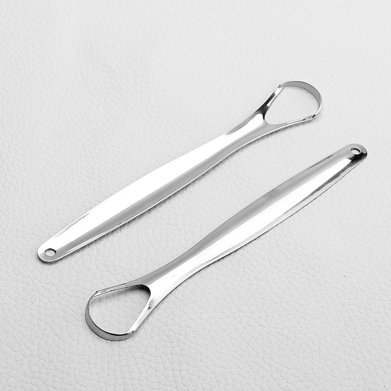 Metal Tongue Scraper Stainless Steel Metal Tongue Scraper Stainless Steel