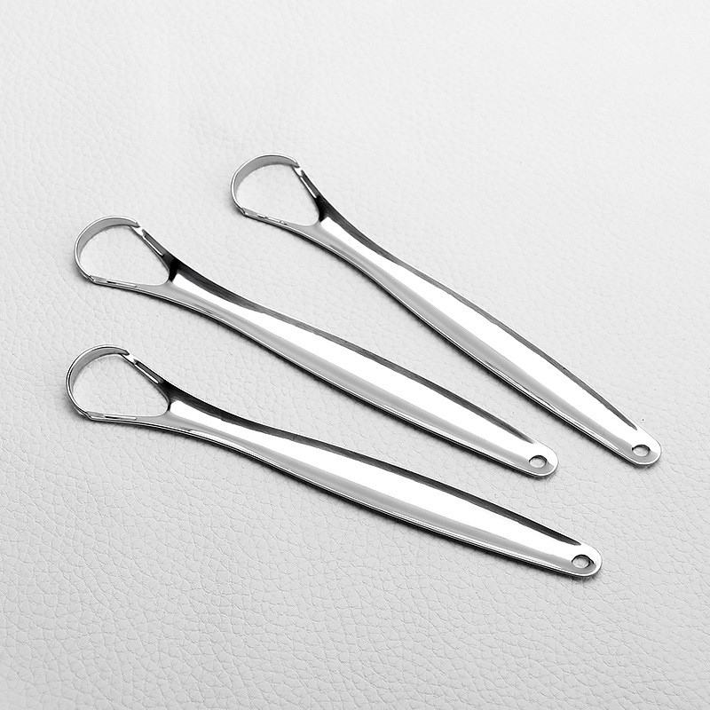 Metal Tongue Scraper Stainless Steel Metal Tongue Scraper Stainless Steel