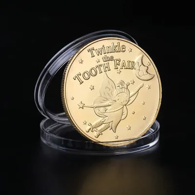 Metal Tooth Fairy Gold Coin Metal Tooth Fairy Gold Coin