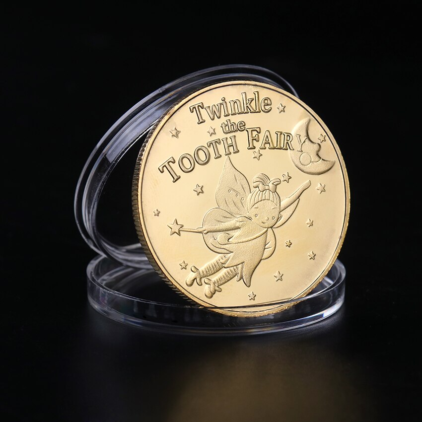 Metal Tooth Fairy Gold Coin
