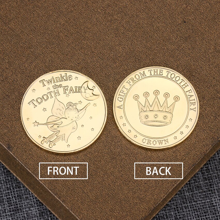 Metal Tooth Fairy Gold Coin Metal Tooth Fairy Gold Coin