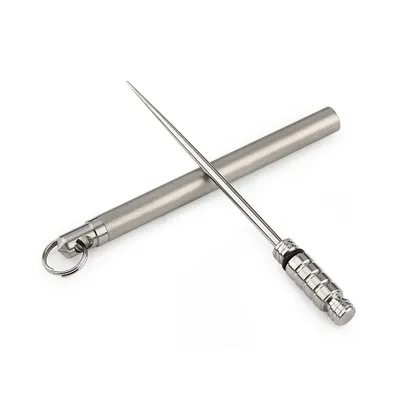 Metal Toothpick Reusable Keychain Metal Toothpick Reusable Keychain
