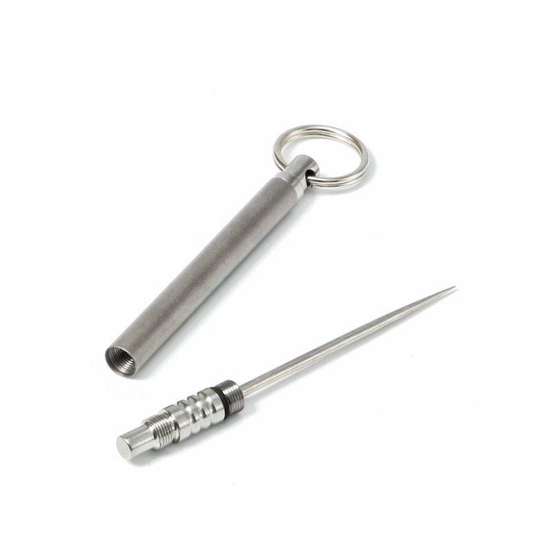 Metal Toothpick Reusable Keychain Metal Toothpick Reusable Keychain