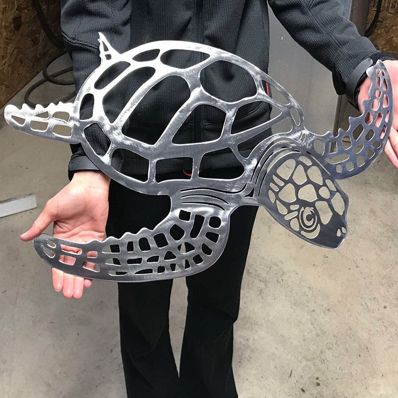 Metal Turtle Wall Art Hanging Decor