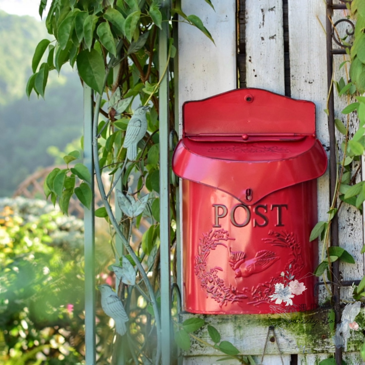 Metal Vintage Wall Mount Mailbox