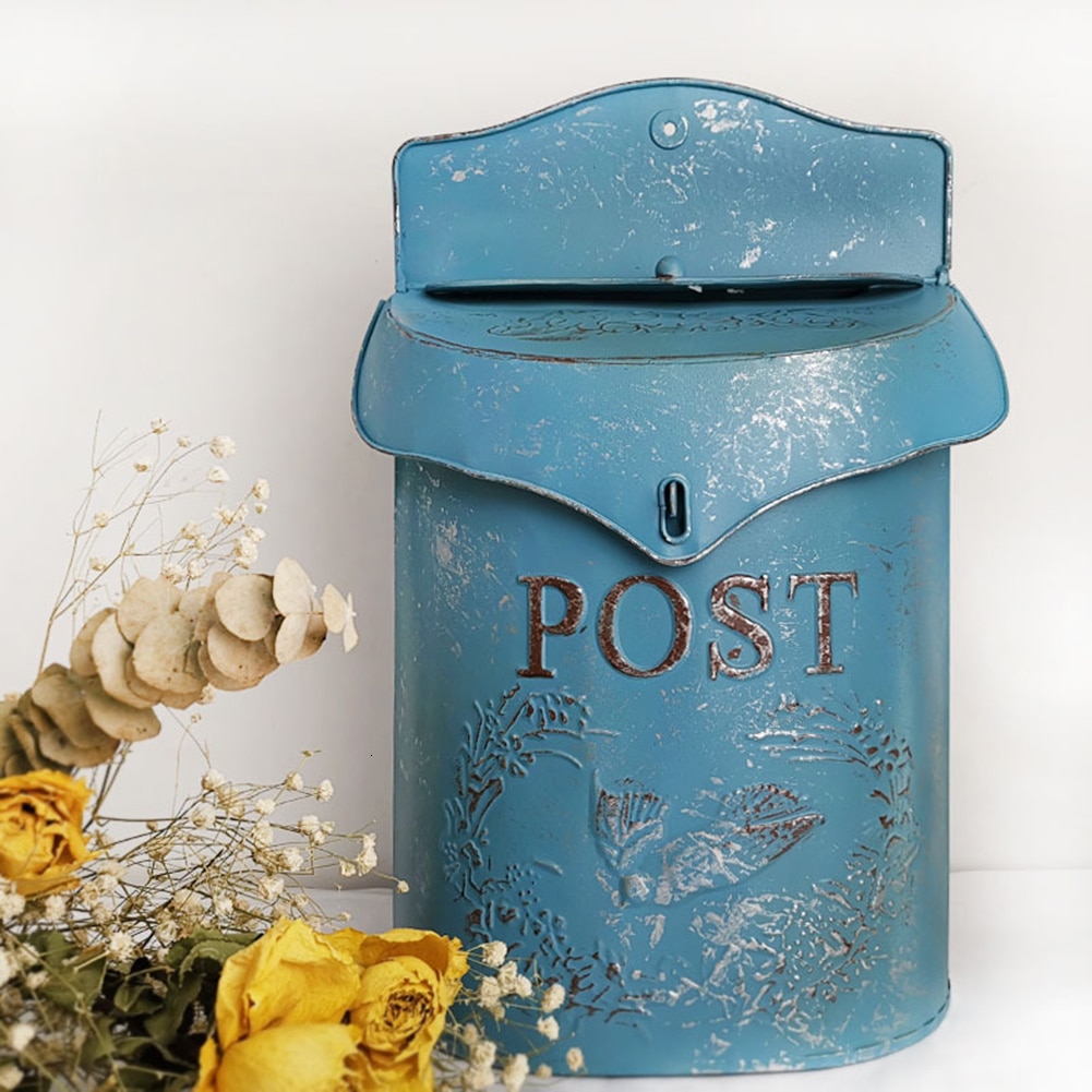 Metal Vintage Wall Mount Mailbox