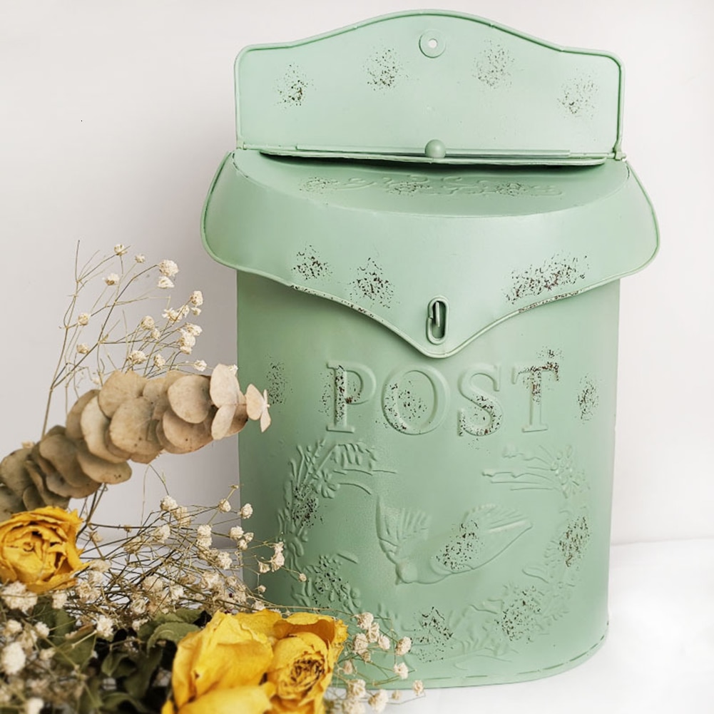 Metal Vintage Wall Mount Mailbox