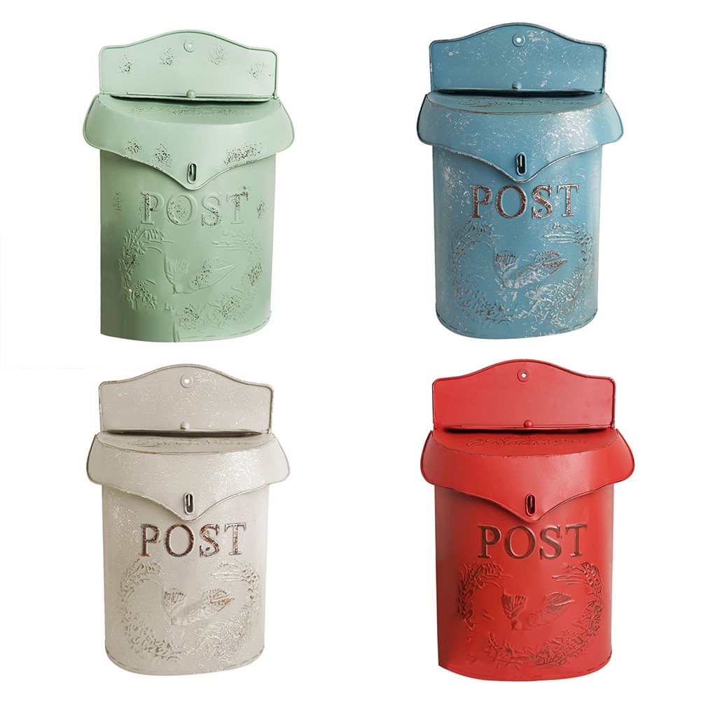 Metal Vintage Wall Mount Mailbox