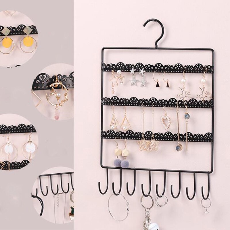 Metal Wall Mount Jewelry Organizer